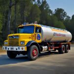 Shackman Truck with a fuel tanker